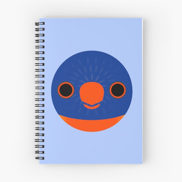 Item preview, The face of a Rainbow Lorikeet designed and sold by INKOYADO.