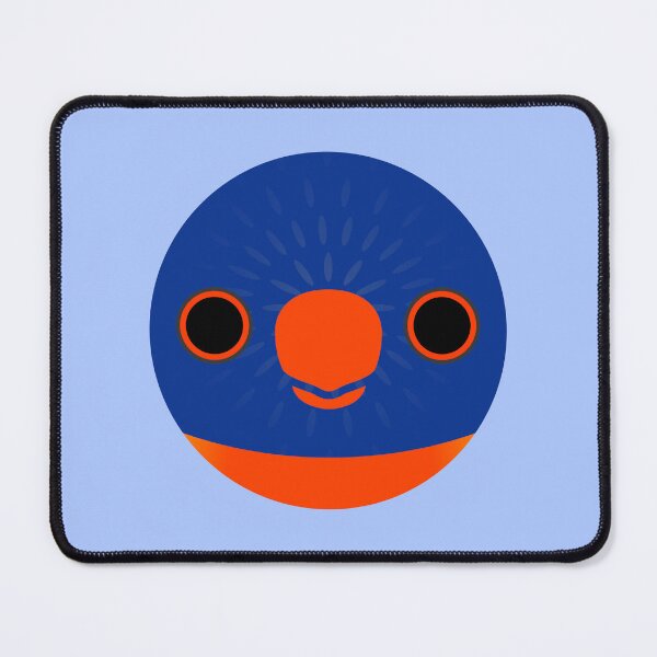Item preview, The face of a Rainbow Lorikeet designed and sold by INKOYADO.