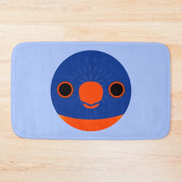 Item preview, The face of a Rainbow Lorikeet designed and sold by INKOYADO.