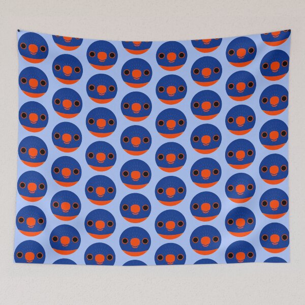 Item preview, The face of a Rainbow Lorikeet designed and sold by INKOYADO.
