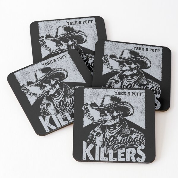 Item preview, Cowboy Killers Retro Skeleton Western designed and sold by Jcat7.
