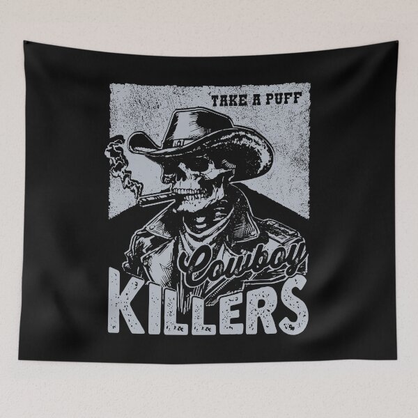 Item preview, Cowboy Killers Retro Skeleton Western designed and sold by Jcat7.