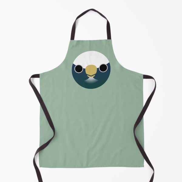 Item preview, The face of a white-crowned parrot designed and sold by INKOYADO.