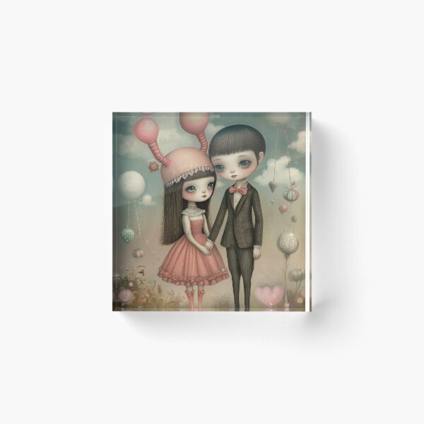 Item preview, Together in the Stillness : Fantasy Portrait Collection - Inspired by Whimsical Lowbrow Art designed and sold by Piagor.