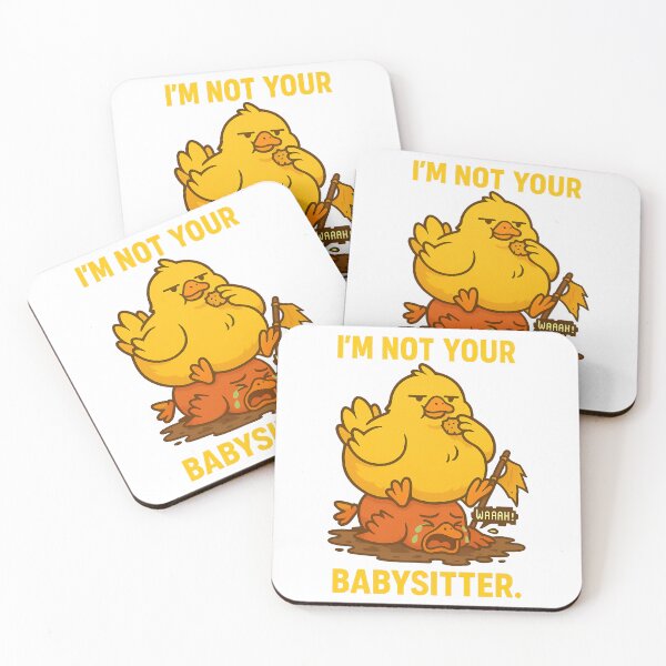 Item preview, Not Your Babysitter Duck T-Shirt – Funny Lazy Gamer Design designed and sold by TeeTimeTreasure.