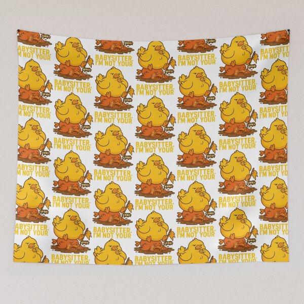Item preview, Not Your Babysitter Duck T-Shirt – Funny Lazy Gamer Design designed and sold by TeeTimeTreasure.