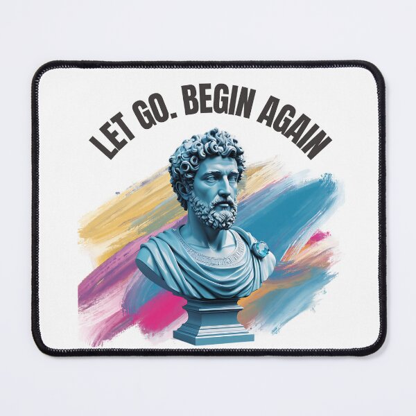 Item preview, Let Go, Begin Again- Stoic Philosopher Marcus Aurelius Artwork designed and sold by LexaArtworks.