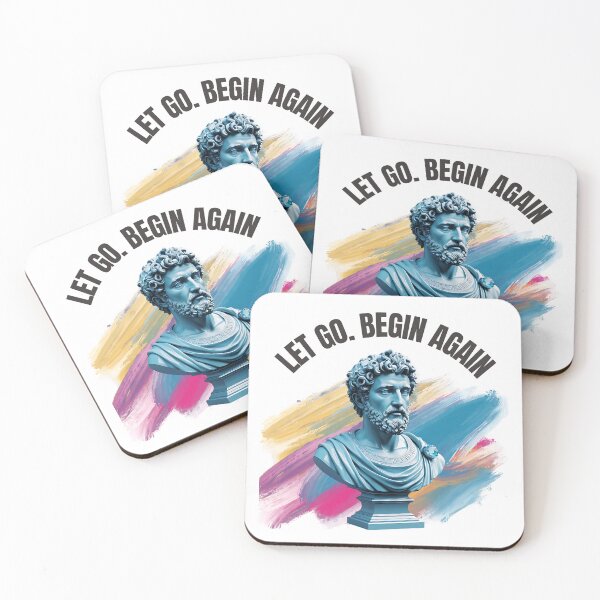 Item preview, Let Go, Begin Again- Stoic Philosopher Marcus Aurelius Artwork designed and sold by LexaArtworks.