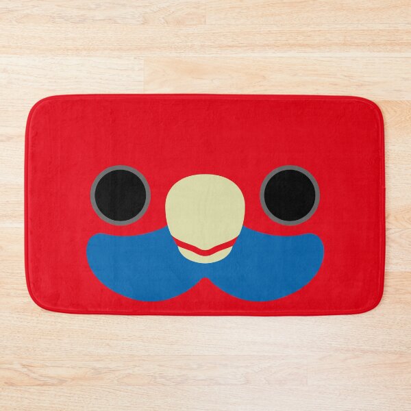 Item preview, The face of a Crimson rosella designed and sold by INKOYADO.