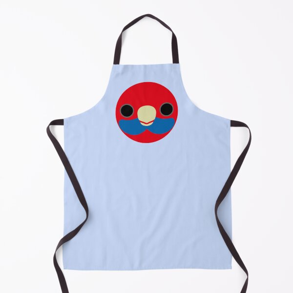 Item preview, The face of a Crimson rosella designed and sold by INKOYADO.