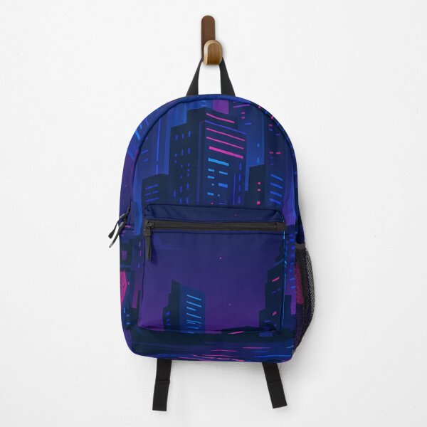 Item preview, Neon Cyberpunk City – Futuristic Night Scene designed and sold by WornUp.