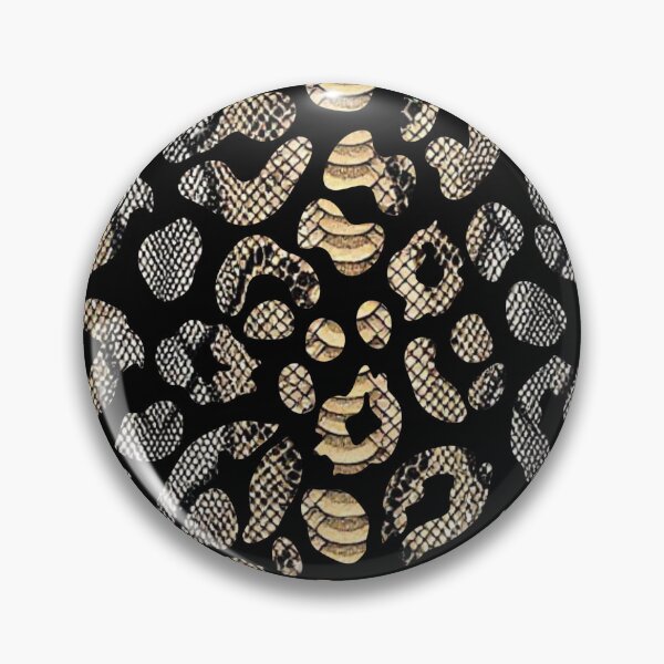 Item preview, Neutral Black, White, Tan Snakeskin Leopard Print Pattern Design designed and sold by VonsKraftCorner.