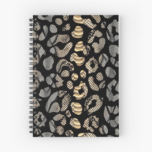 Item preview, Neutral Black, White, Tan Snakeskin Leopard Print Pattern Design designed and sold by VonsKraftCorner.