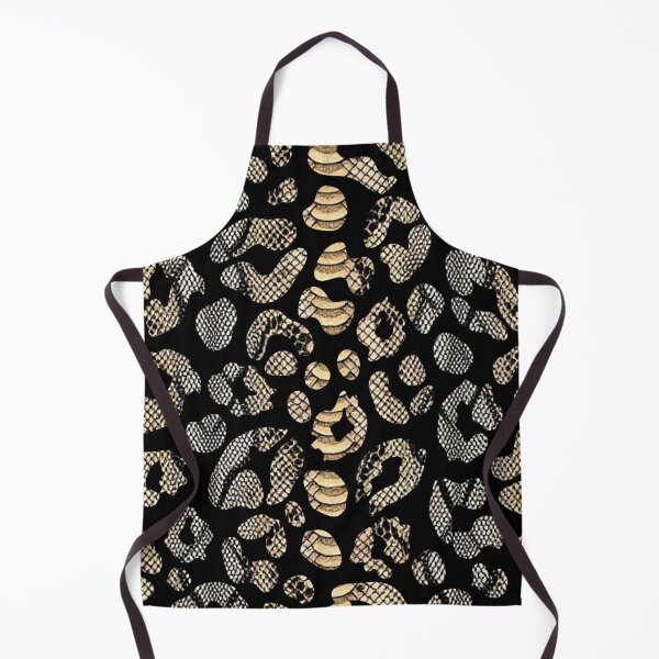 Item preview, Neutral Black, White, Tan Snakeskin Leopard Print Pattern Design designed and sold by VonsKraftCorner.