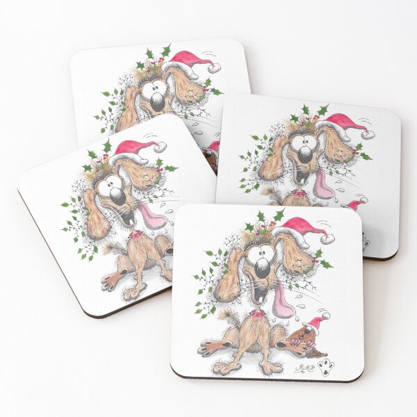 Item preview, Christmas mad spaniel and mole designed and sold by Richard Fettes.
