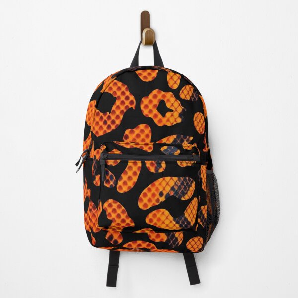 Item preview, Orange Snakeskin Leopard Print Pattern Design designed and sold by VonsKraftCorner.