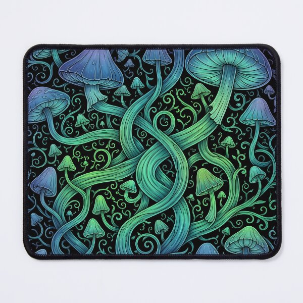 Item preview, Fungal Forest – Twisting Mushrooms & Vines designed and sold by JaroPrints.