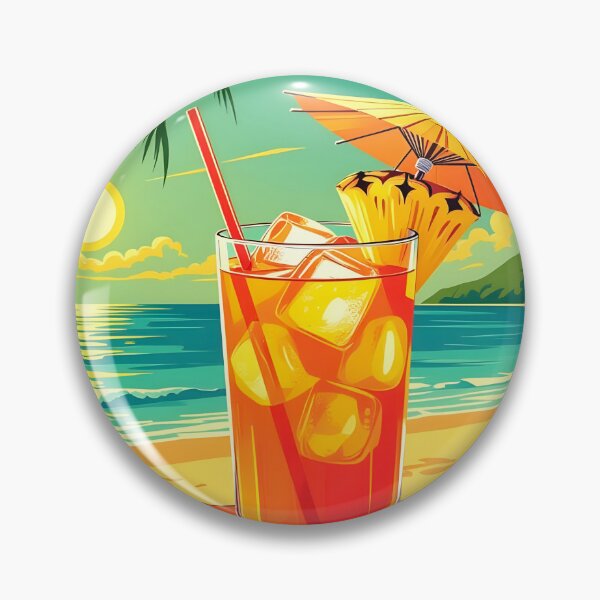 Item preview, Mai Tai Magic – Retro Tropical Cocktail Poster designed and sold by MooLaLa.Store.
