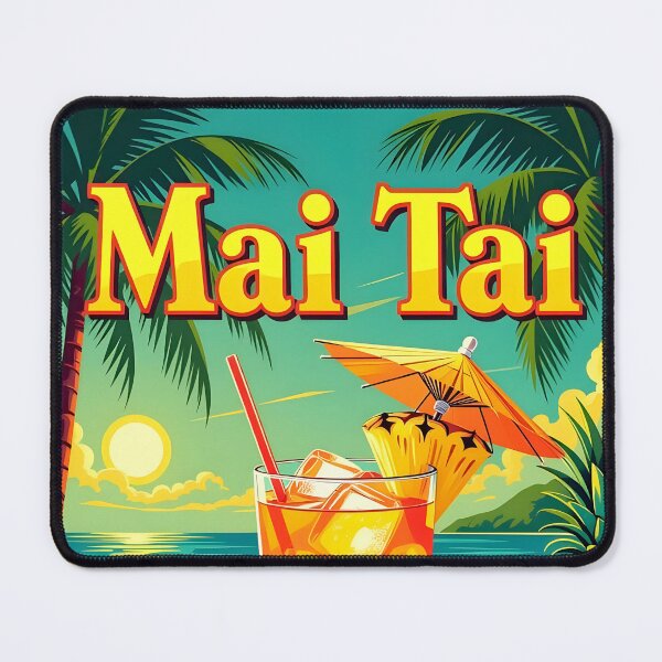 Item preview, Mai Tai Magic – Retro Tropical Cocktail Poster designed and sold by MooLaLa.Store.