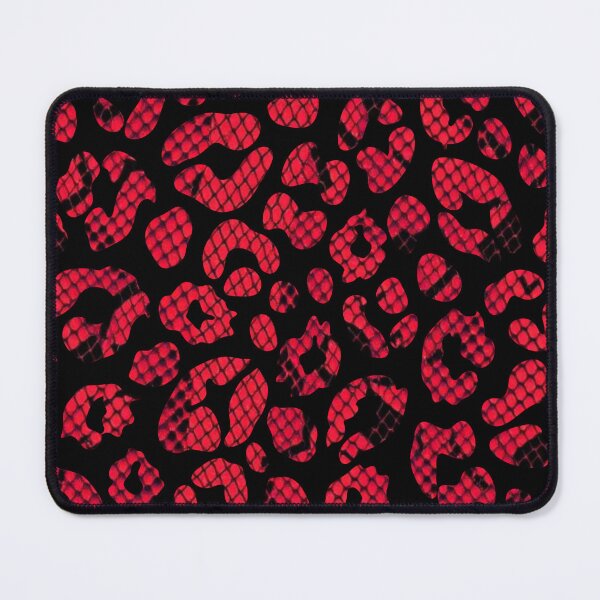 Item preview, Red Snakeskin Leopard Print Pattern Design designed and sold by VonsKraftCorner.