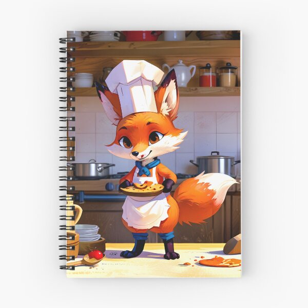 Item preview, Whimsical Fox Chef - Rustic Baking Fun designed and sold by PufftailStudio.