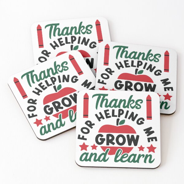 Item preview, Thanks For Helping Me Grow And Learn, Teacher Appreciation designed and sold by HarrisStudio.