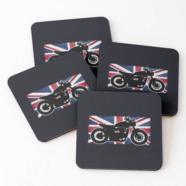 Item preview,  Custom Scrambler Motorcycle | British Flag  designed and sold by SW Longwave.