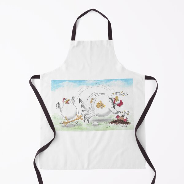 Item preview, Cartoon of rooster and molel fainting at hen laying an egg designed and sold by Richard Fettes.