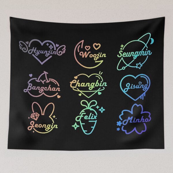 Item preview, Stray kids colorful gradiant designed and sold by Cheerhub.