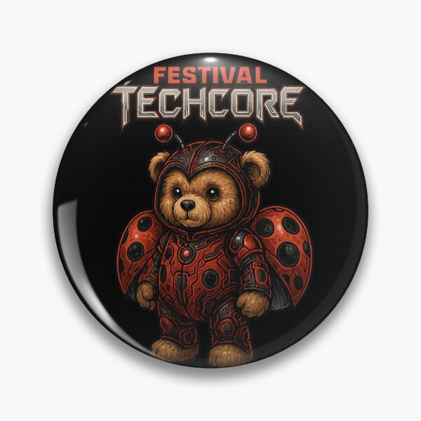 Item preview, Festival Techcore Teddy - Cyberpunk Ladybug Mech Bear designed and sold by Kampendesigns.