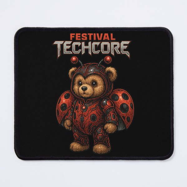 Item preview, Festival Techcore Teddy - Cyberpunk Ladybug Mech Bear designed and sold by Kampendesigns.