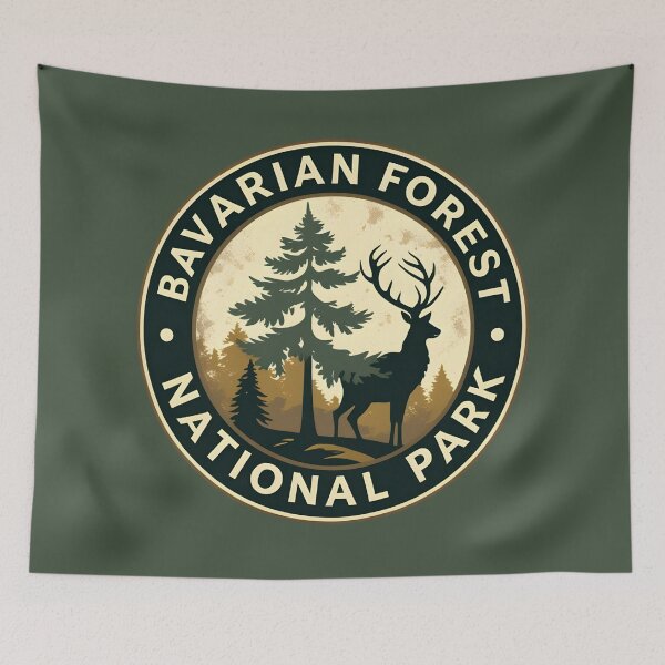 Item preview, Bavarian Forest National Park  designed and sold by GoodOldVintage.
