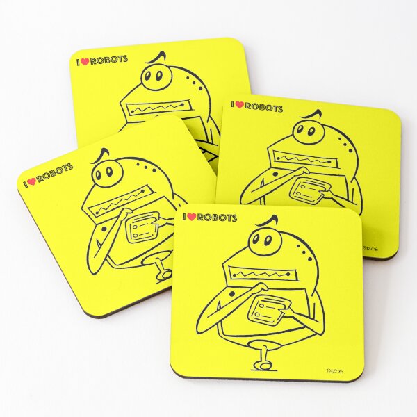 Item preview, I love robots by Pazos designed and sold by savinio.