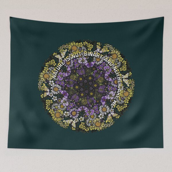 Item preview, Nature Is Not Binary And Neither Are We designed and sold by Art by Veya.