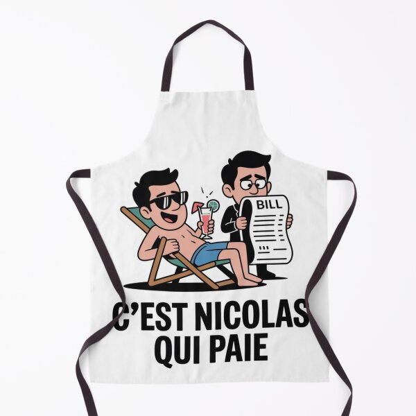 Item preview, It's Nicolas who pays - C'est Nicolas Qui Paie designed and sold by ByBryteG.