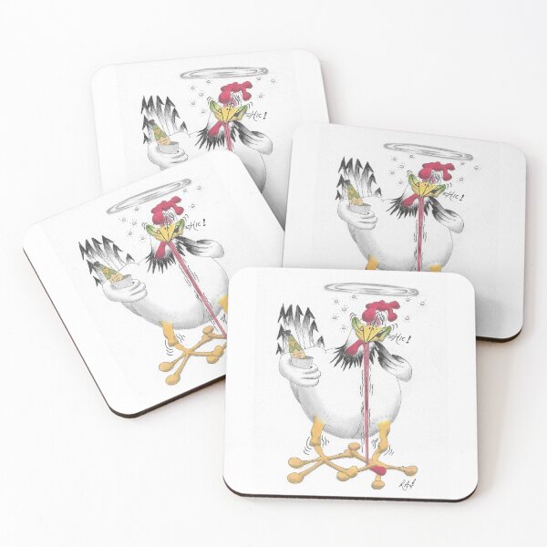 Item preview, Colour cartoon drunken rooster designed and sold by Richard Fettes.