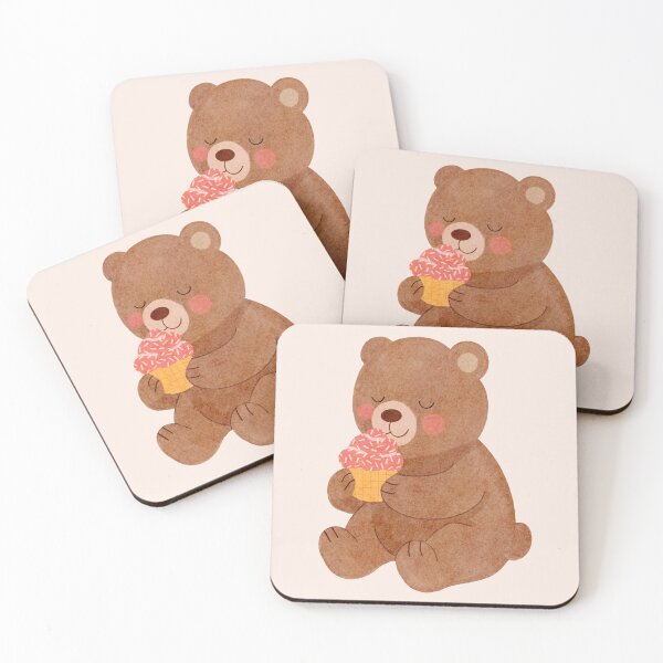 Item preview, Cupcake Lover Bear designed and sold by MilouiArt.