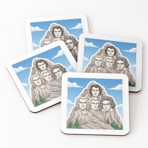 Item preview, Rushmore Composers(Mozart, Schubert, Beethoven,Bach designed and sold by Nadyos.
