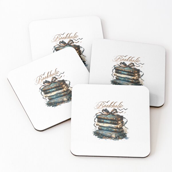 Item preview, Bookholic Halloween Art – Vintage Spooky Book Stack designed and sold by lobepainting.