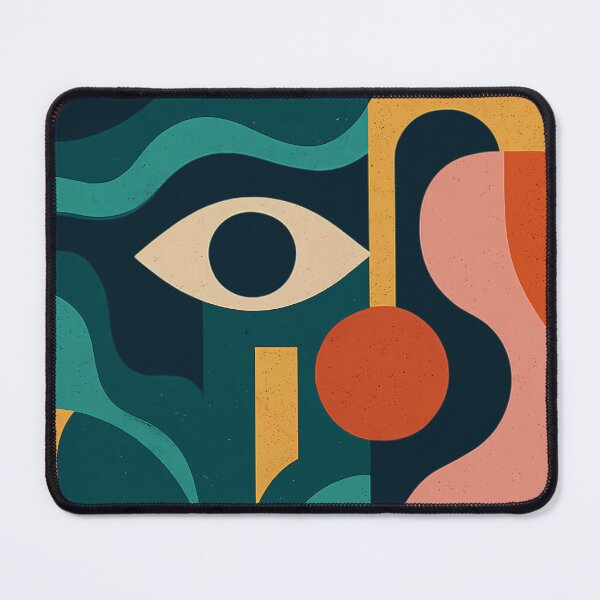 Item preview, abstract design featuring geometric and organic shapes in vibrant colors designed and sold by Nazardes.
