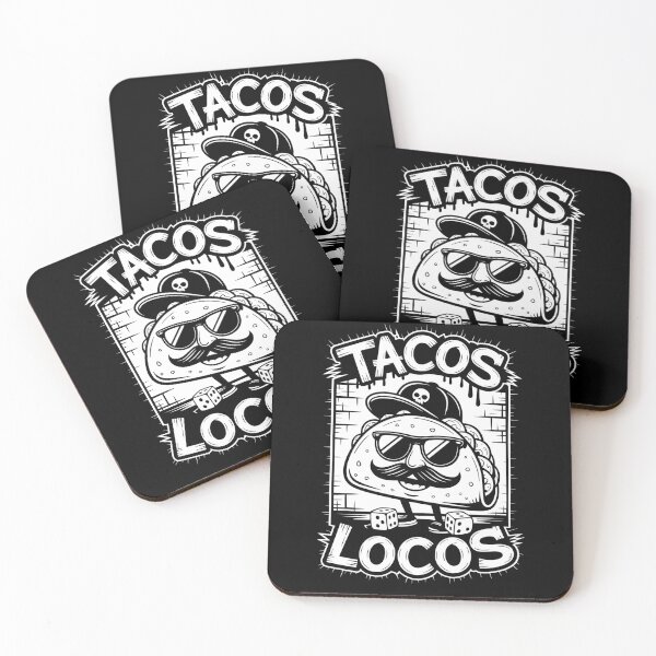 Item preview, Tacos Locos Funny Urban Food Design designed and sold by wrestletoys.