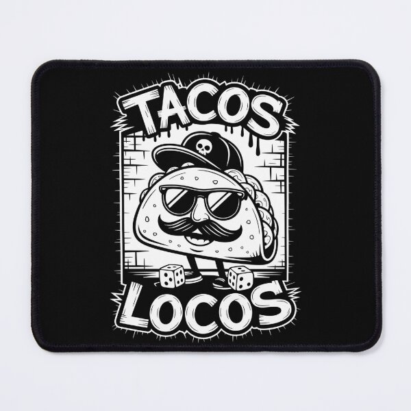 Item preview, Tacos Locos Funny Urban Food Design designed and sold by wrestletoys.