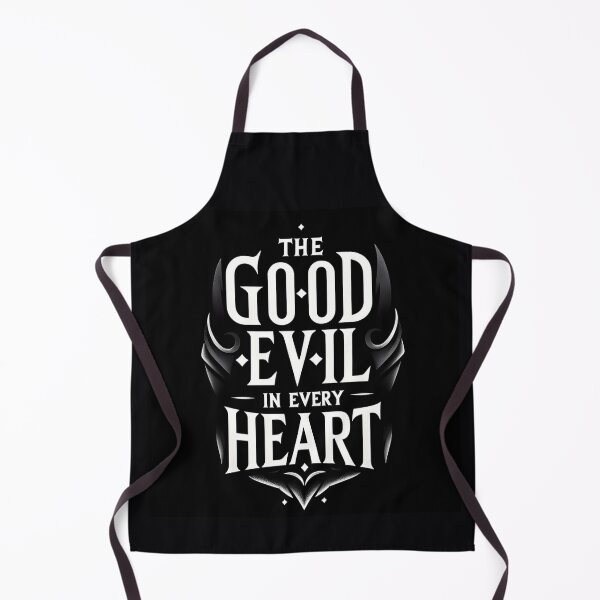 Artikelvorschau, Gutes böses Herz Typografie-Design entworfen und verkauft von Voodoo Store Paranormal Collections.