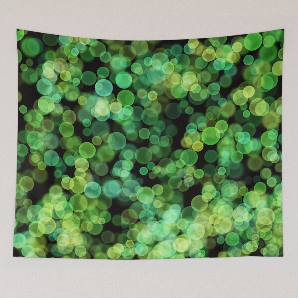 Item preview, Green Bokeh Lights designed and sold by JeanKellyPhoto.