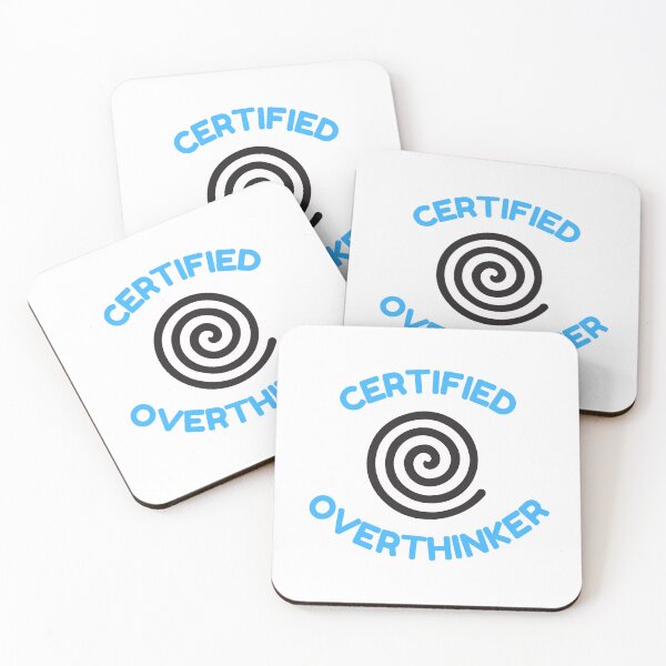 Item preview, Certified Overthinker Aesthetic Mental Health designed and sold by Unique Egg.
