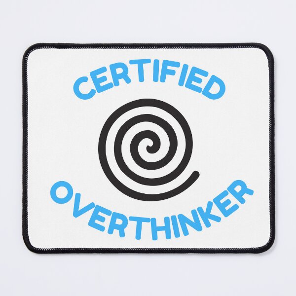 Item preview, Certified Overthinker Aesthetic Mental Health designed and sold by Unique Egg.