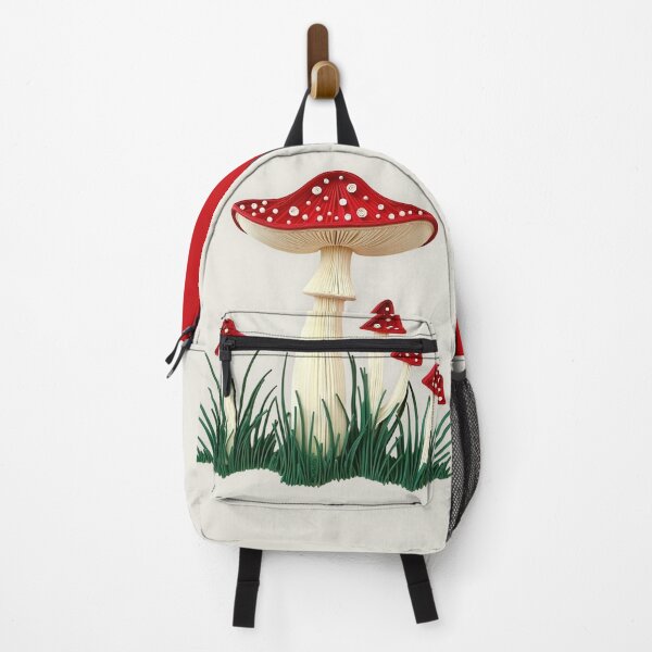 Item preview, Cute Red Mushrooms Quilling Paper Craft Toadstool Grass designed and sold by TackyTime.