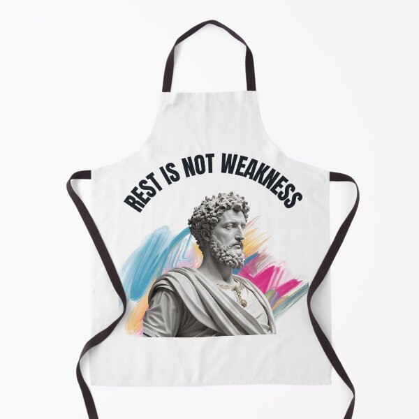 Item preview, Rest is not weakness - Stoic Philosopher Marcus Aurelius Artwork  designed and sold by LexaArtworks.