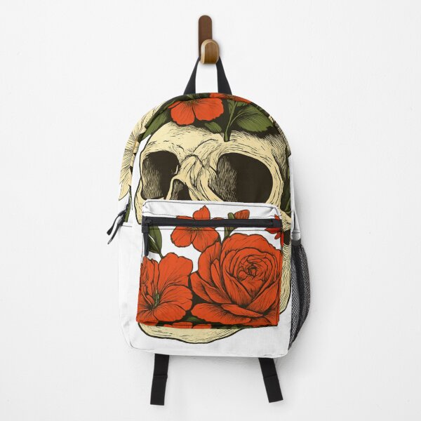 Item preview, Floral Skull – Botanical Gothic designed and sold by Threadoir.