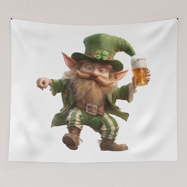 Item preview, Dancing Leprechaun with Beer. designed and sold by Maryna_Reine.